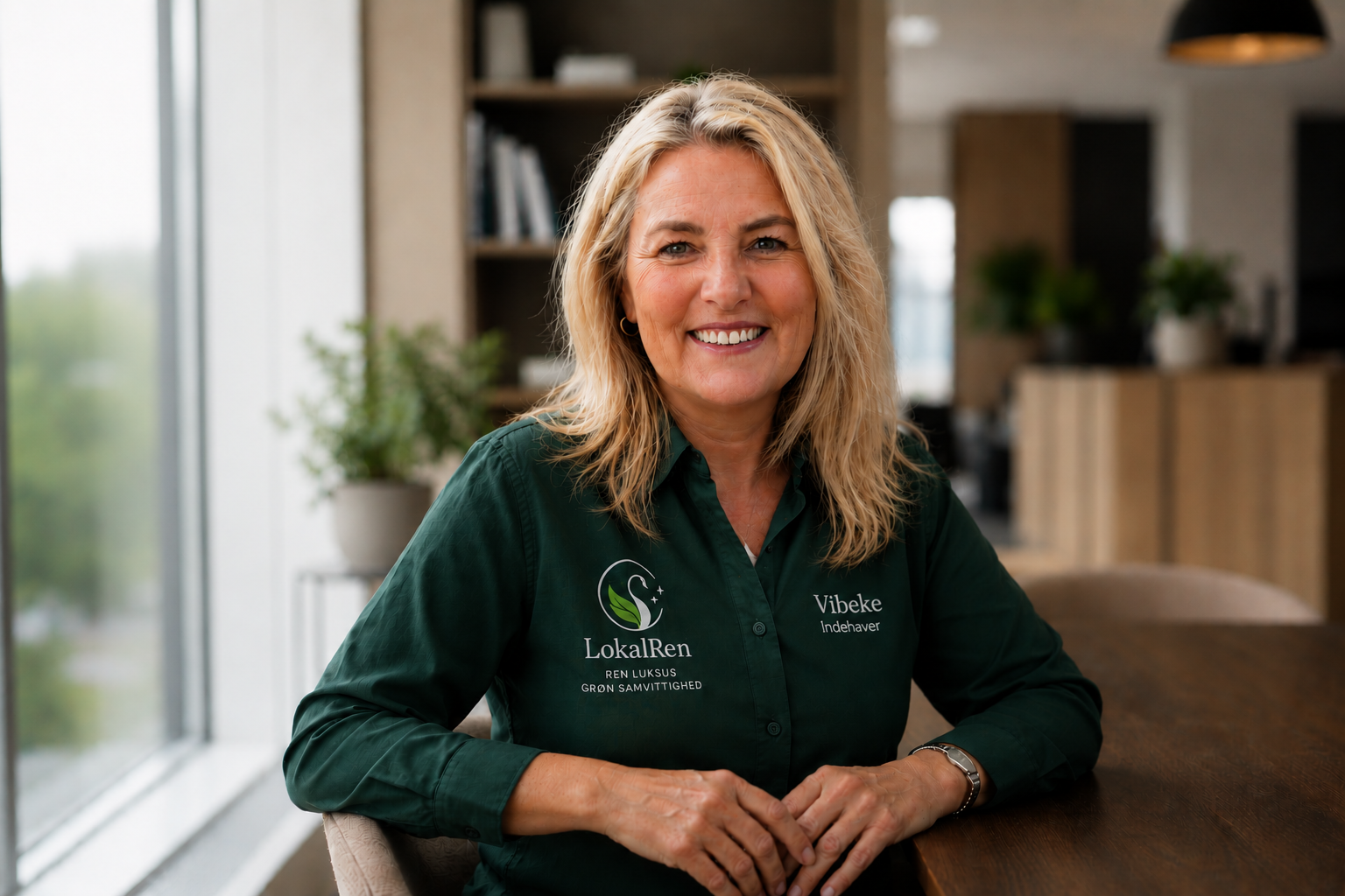 Vibeke, kvalitetsansvarlig hos LokalRen
